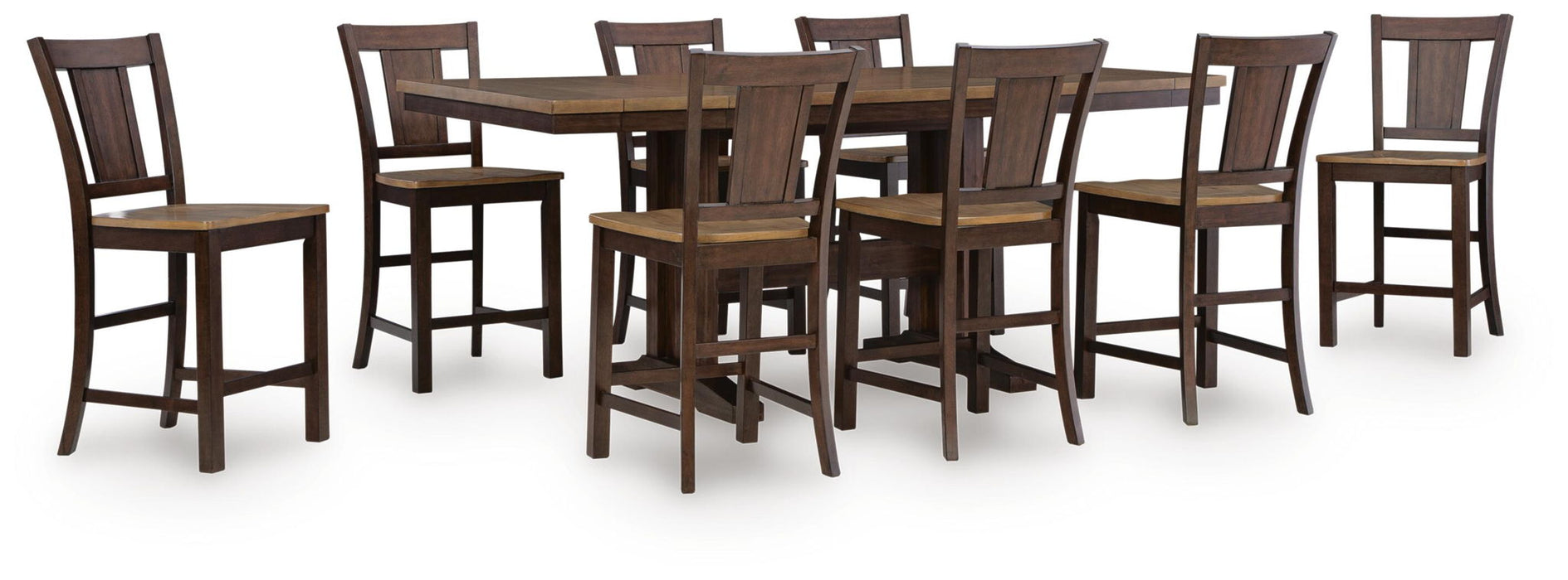 Rylandeen - Counter Height Extension Dining Table Set – 5 Piece Dining Room Sets by Signature Design by Ashley® at Furniture Wholesale Plus , Nashville furniture store
