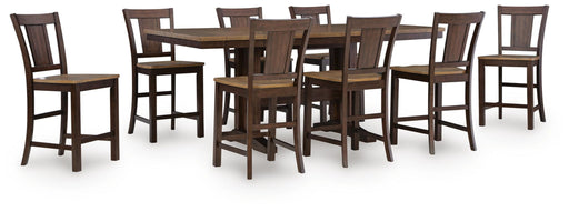 Rylandeen - Counter Height Extension Dining Table Set – 5 Piece Dining Room Sets by Signature Design by Ashley® at Furniture Wholesale Plus , Nashville furniture store