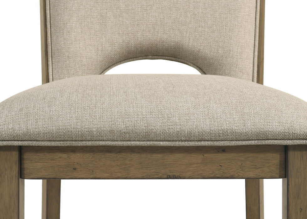 Cockrell - Counter Height Chair (Set of 2) - Light Brown / Beige – Chair Sets by Crown Mark at Furniture Wholesale Plus , Nashville furniture store