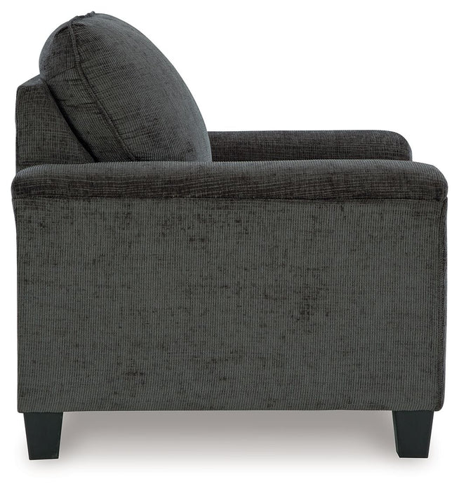 Erinslane - Living Room Set – Stationary Chair & Ottoman by Benchcraft® at Furniture Wholesale Plus , Nashville furniture store