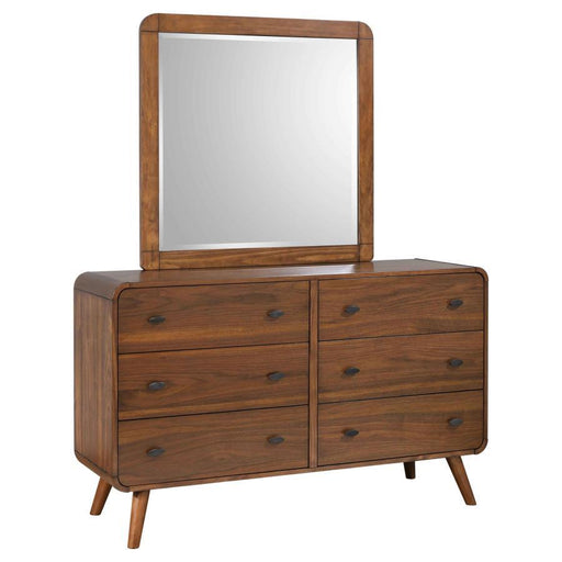 Robyn - 6-Drawer Bedroom Dresser And Mirror - Premium Dresser & Mirror from CoasterEssence - Just $999! Shop now at Furniture Wholesale Plus  We are the best furniture store in Nashville, Hendersonville, Goodlettsville, Madison, Antioch, Mount Juliet, Lebanon, Gallatin, Springfield, Murfreesboro, Franklin, Brentwood