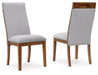 Lyncott - Dining Upholstered Side Chair (Set of 2) - Beige / Brown – Chair Sets by Signature Design by Ashley® at Furniture Wholesale Plus , Nashville furniture store