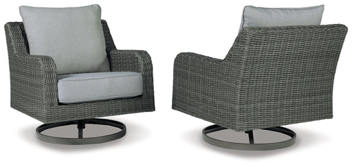 Elite Park - Swivel Lounge w/ Cushion - Gray – Swivel Chairs by Signature Design by Ashley® at Furniture Wholesale Plus , Nashville furniture store