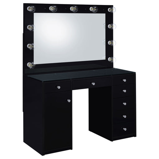 Acena - 7-Drawer Vanity Set With Lighting – Vanity Sets by CoasterEssence at Furniture Wholesale Plus , Nashville furniture store