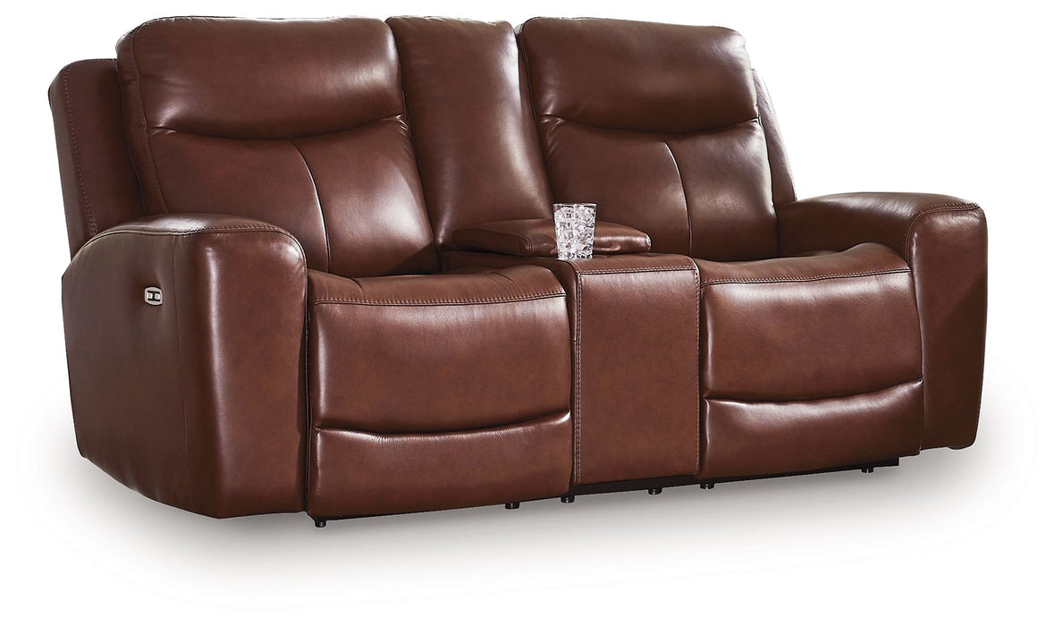 Next Move - Power Reclining Loveseat With Console / Adjustable Headrest – Reclining Loveseats by Signature Design by Ashley® at Furniture Wholesale Plus , Nashville furniture store