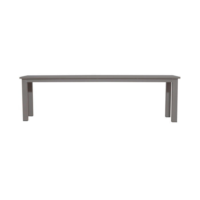 Plantation Key - Outdoor Dining Bench - Granite – Benches by Liberty Furniture at Furniture Wholesale Plus , Nashville furniture store