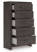 Prendonea - Five Drawer Chest - Charcoal – Accent Chests by Signature Design by Ashley® at Furniture Wholesale Plus , Nashville furniture store