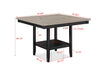 Fulton - Counter Height Table - Premium Counter Tables from Crown Mark - Just $379! Shop now at Furniture Wholesale Plus  We are the best furniture store in Nashville, Hendersonville, Goodlettsville, Madison, Antioch, Mount Juliet, Lebanon, Gallatin, Springfield, Murfreesboro, Franklin, Brentwood