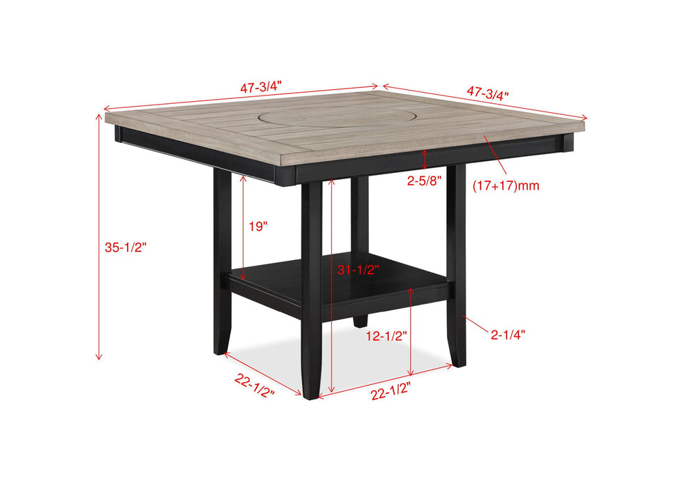 Fulton - Counter Height Table - Premium Counter Tables from Crown Mark - Just $379! Shop now at Furniture Wholesale Plus  We are the best furniture store in Nashville, Hendersonville, Goodlettsville, Madison, Antioch, Mount Juliet, Lebanon, Gallatin, Springfield, Murfreesboro, Franklin, Brentwood