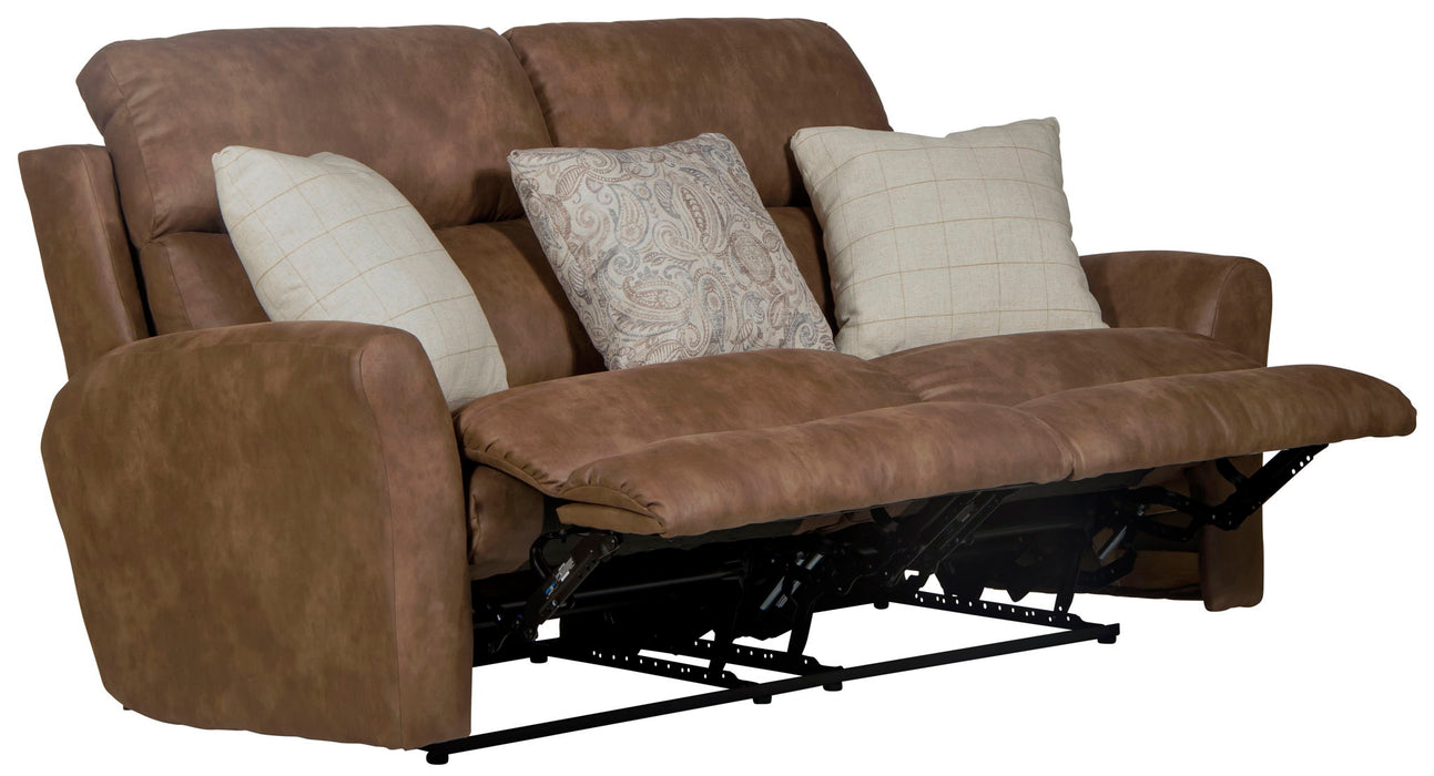 Justine - Lay Flat Reclining Loveseat - Burlap – Reclining Loveseats by Catnapper at Furniture Wholesale Plus , Nashville furniture store