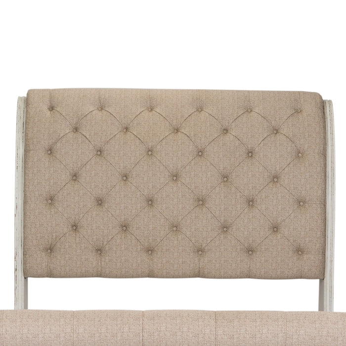 Abbey Park - Upholstered Sleigh Headboard – Upholstered Headboards by Liberty Furniture at Furniture Wholesale Plus , Nashville furniture store