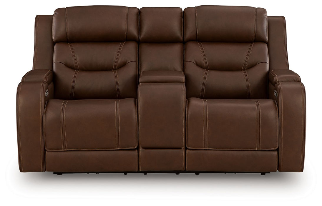 Knightington - Power Reclining Loveseat With Audio Seating – Reclining Loveseats by Signature Design by Ashley® at Furniture Wholesale Plus , Nashville furniture store