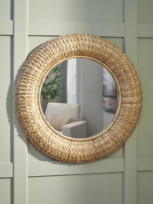 Briggsburg - Accent Mirror - Natural – Accent Mirrors by Signature Design by Ashley® at Furniture Wholesale Plus , Nashville furniture store