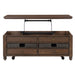 Oliver - 3 Piece Table Set - Brown – Table Sets by Steve Silver Furniture at Furniture Wholesale Plus , Nashville furniture store