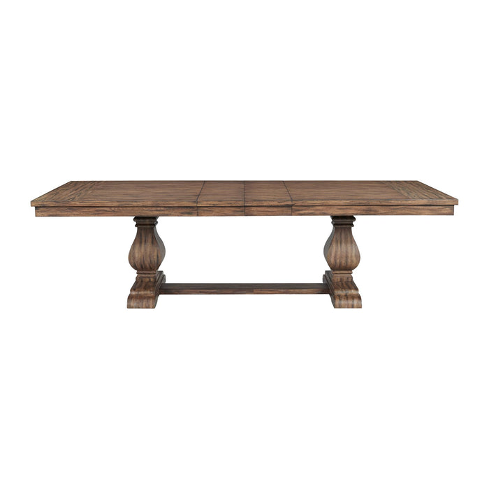 Gramercy - Rectangle Standard Height Dining Table - Chocolate – Dining Tables with Extensions by Elements International at Furniture Wholesale Plus , Nashville furniture store