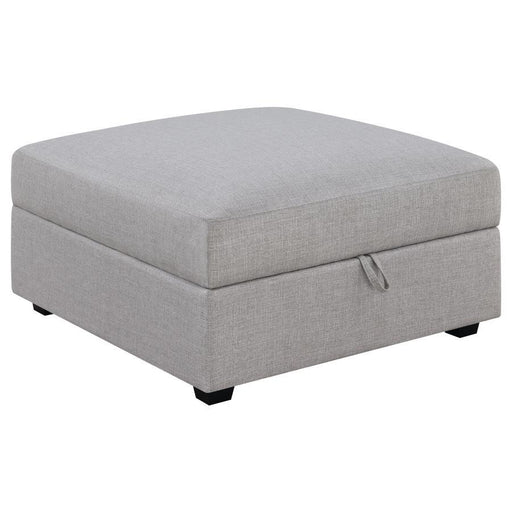 Cambria - Square Upholstered Storage Ottoman - Gray - Premium Storage Ottomans from CoasterElevations - Just $429! Shop now at Furniture Wholesale Plus  We are the best furniture store in Nashville, Hendersonville, Goodlettsville, Madison, Antioch, Mount Juliet, Lebanon, Gallatin, Springfield, Murfreesboro, Franklin, Brentwood