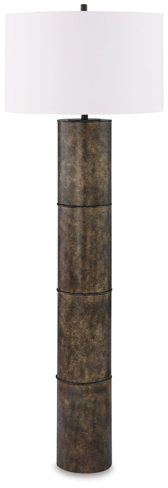 Jebson - Metal Floor Lamp - Dark Bronze Finish – Floor Lamps by Signature Design by Ashley® at Furniture Wholesale Plus , Nashville furniture store
