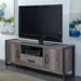 Tanners Creek - Entertainment TV Stand - Dark Gray – TV Stands by Liberty Furniture at Furniture Wholesale Plus , Nashville furniture store
