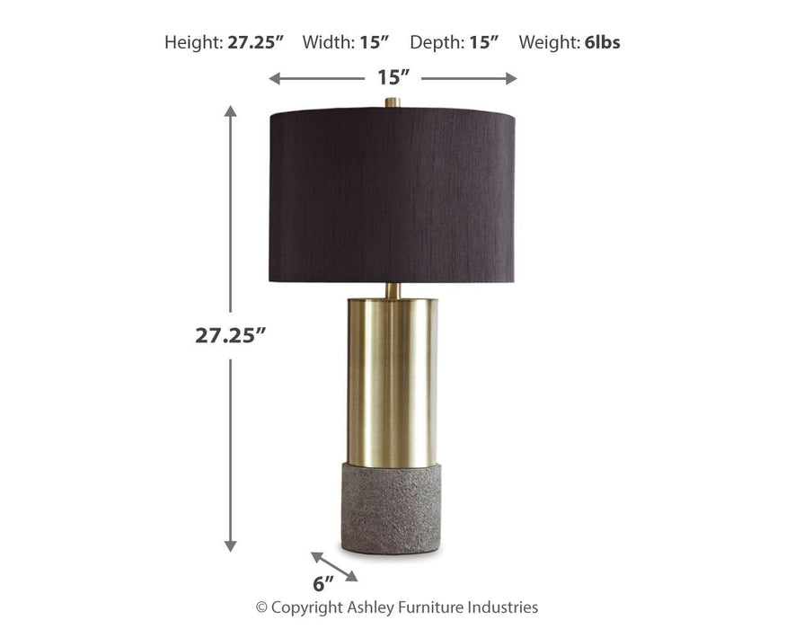Jacek - Metal Table Lamp – Table Lamps by Signature Design by Ashley® at Furniture Wholesale Plus , Nashville furniture store