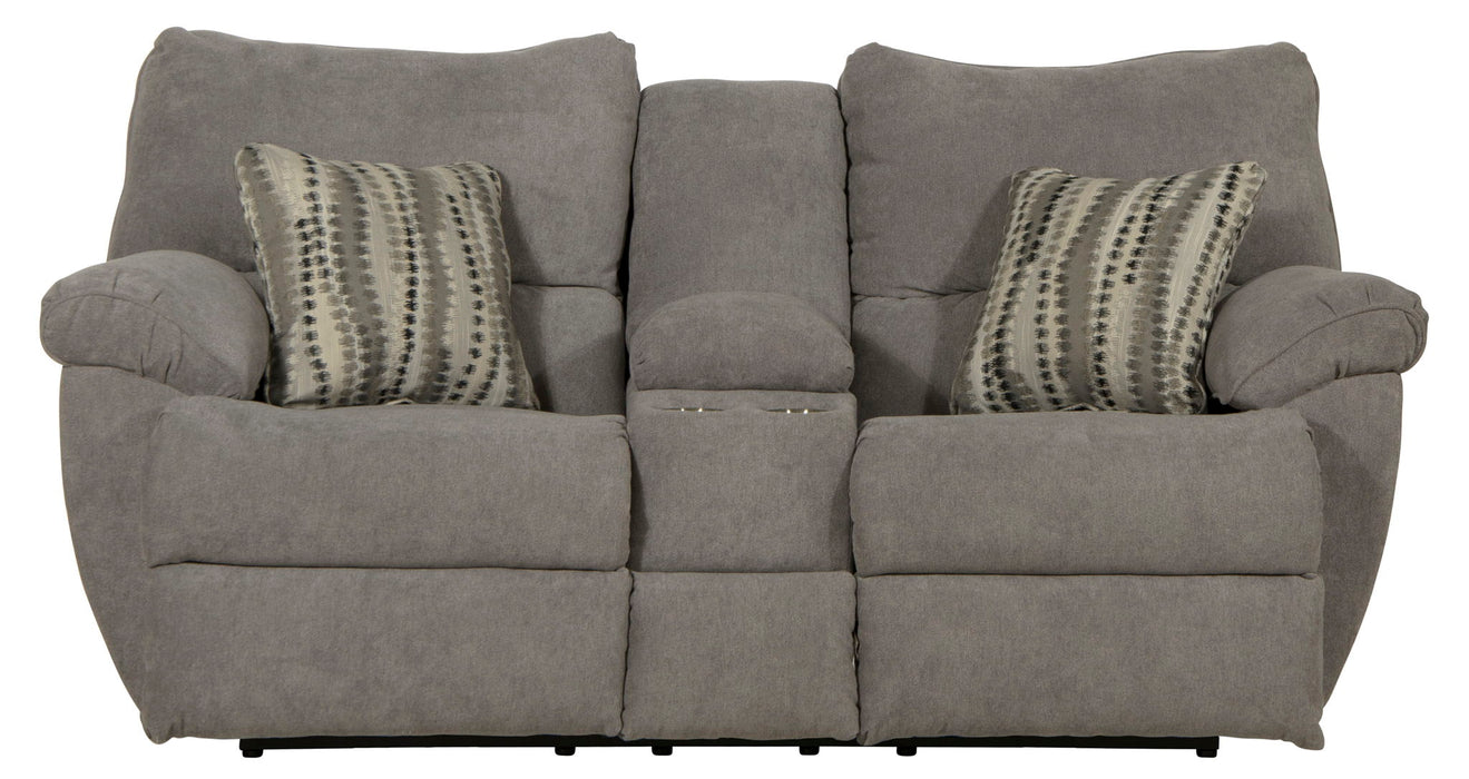 Sadler - Lay Flat Reclining Console Loveseat - Premium Reclining Loveseats from Catnapper - Just $999! Shop now at Furniture Wholesale Plus  We are the best furniture store in Nashville, Hendersonville, Goodlettsville, Madison, Antioch, Mount Juliet, Lebanon, Gallatin, Springfield, Murfreesboro, Franklin, Brentwood