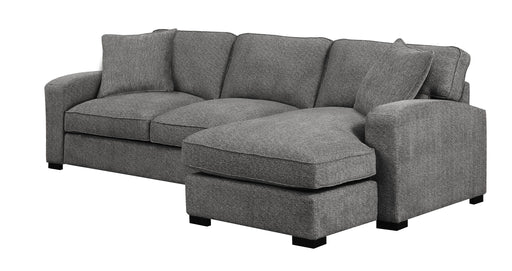 Repose - Right Chofa - Dark Gray - Premium Stationary Sectionals from Emerald Home - Just $1489! Shop now at Furniture Wholesale Plus  We are the best furniture store in Nashville, Hendersonville, Goodlettsville, Madison, Antioch, Mount Juliet, Lebanon, Gallatin, Springfield, Murfreesboro, Franklin, Brentwood