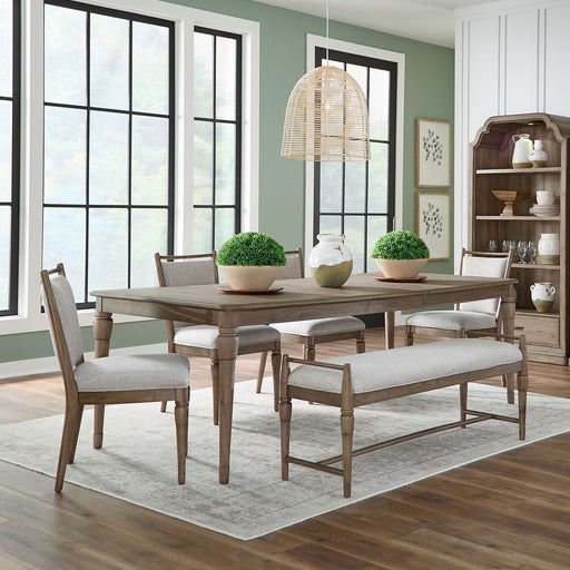 Hickory Grove - Rectangular Table Set With Upholstered Chairs – 5 Piece Dining Room Sets by Liberty Furniture at Furniture Wholesale Plus , Nashville furniture store