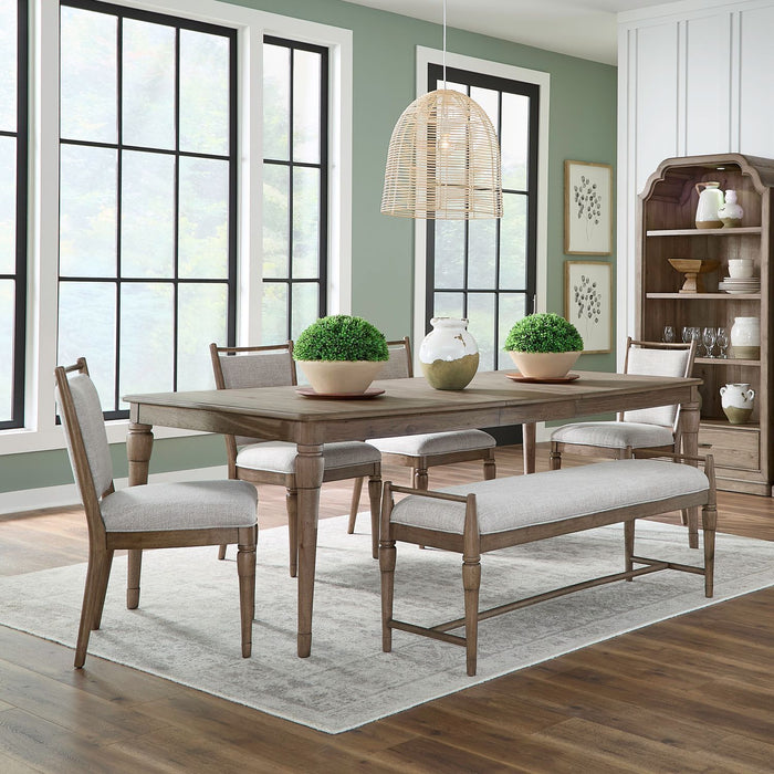 Hickory Grove - Rectangular Table Set With Upholstered Chairs – 5 Piece Dining Room Sets by Liberty Furniture at Furniture Wholesale Plus , Nashville furniture store