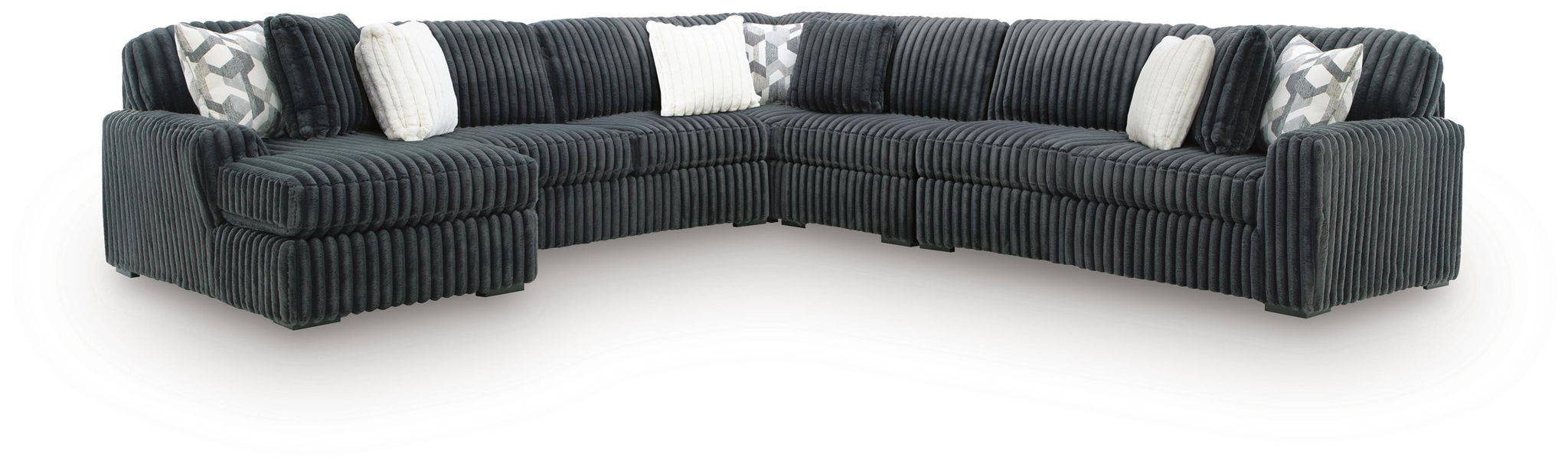 Midnight-Madness - Sectional – Stationary Sectionals by Signature Design by Ashley® at Furniture Wholesale Plus , Nashville furniture store