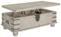 Carynhurst - Lift Top Cocktail Table - White Wash Gray – Cocktail Tables by Signature Design by Ashley® at Furniture Wholesale Plus , Nashville furniture store