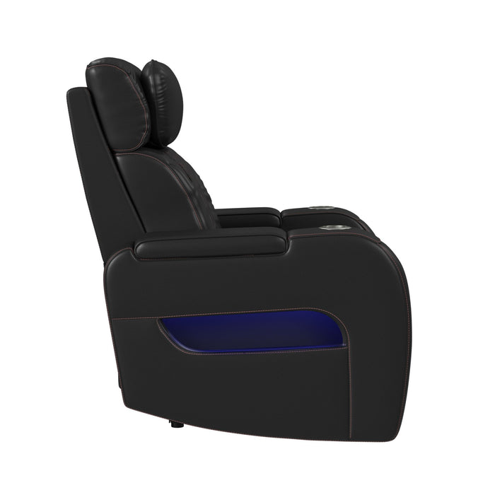 Prime Time - P3 Recliner With LED And Wireless Charger Pocket – Reclining Chairs by Elements International at Furniture Wholesale Plus , Nashville furniture store