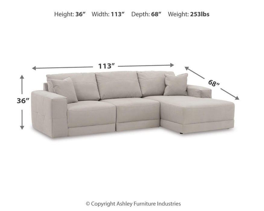 Next-Gen Gaucho - Sectional – Stationary Sectionals by Benchcraft® at Furniture Wholesale Plus , Nashville furniture store
