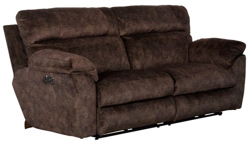 Sedona - Power Hdrst With Lumbar Lay Flat Reclining Console Loveseat With Storage & Cupholders – Reclining Loveseats by Catnapper at Furniture Wholesale Plus , Nashville furniture store