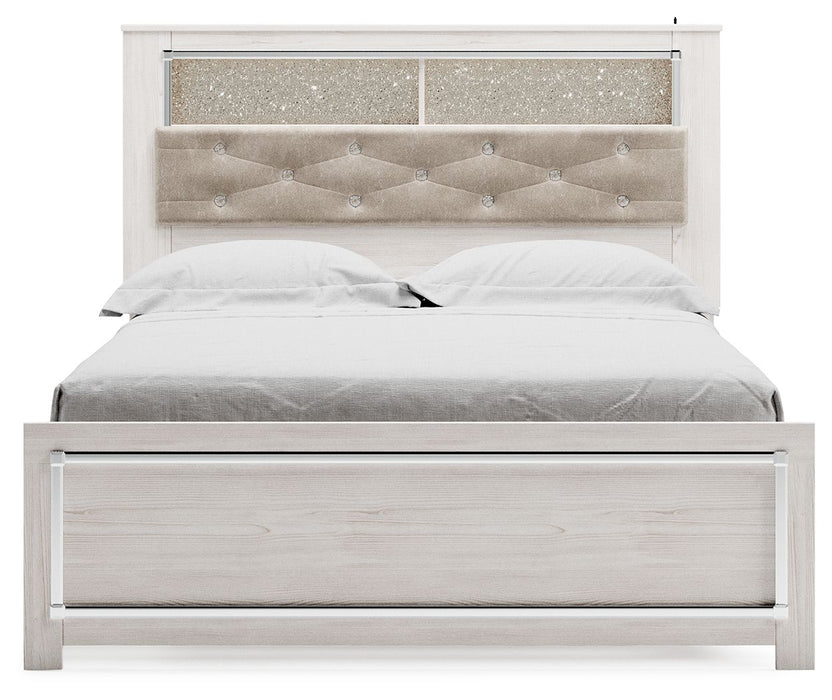 Altyra - Queen Panel Bookcase Bed With Roll Slats - White – Storage Beds by Signature Design by Ashley® at Furniture Wholesale Plus , Nashville furniture store