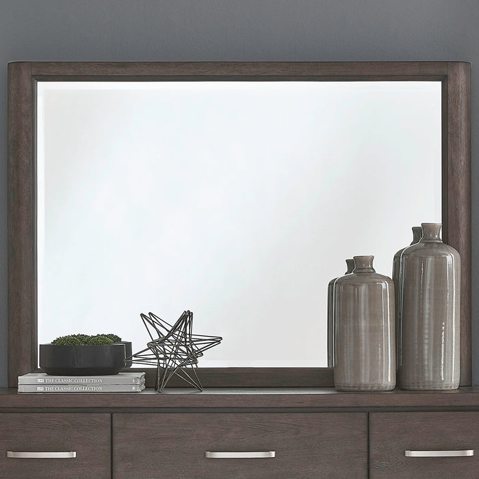 Cascade Falls - Mirror - Satin Espresso – Mirrors by Liberty Furniture at Furniture Wholesale Plus , Nashville furniture store