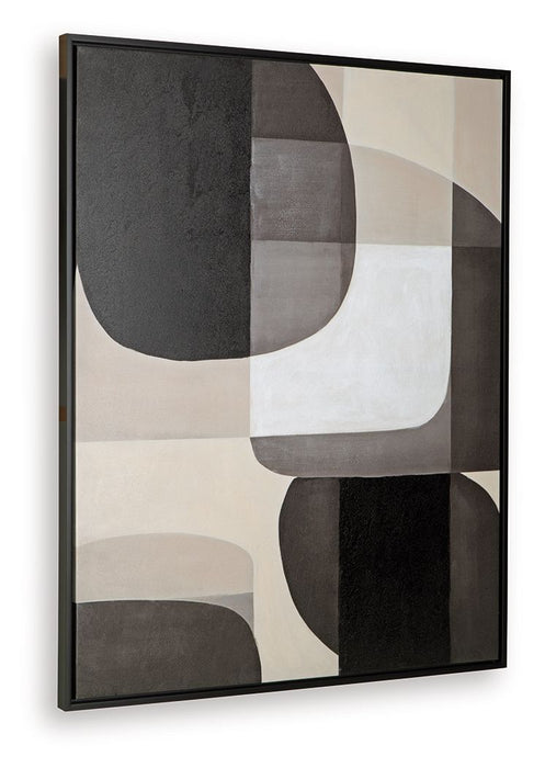 Kesleigh - Wall Art - Black / White – Canvas Art by Signature Design by Ashley® at Furniture Wholesale Plus , Nashville furniture store