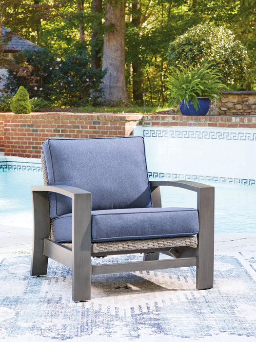 Half Moon Beach - Spring Lounge Chair - Blue / Gray – Lounge Chairs by Signature Design by Ashley® at Furniture Wholesale Plus , Nashville furniture store