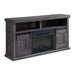 Macau - Console With 23" Fireplace Insert - Gray – Fireplace TV Stands by Elements International at Furniture Wholesale Plus , Nashville furniture store