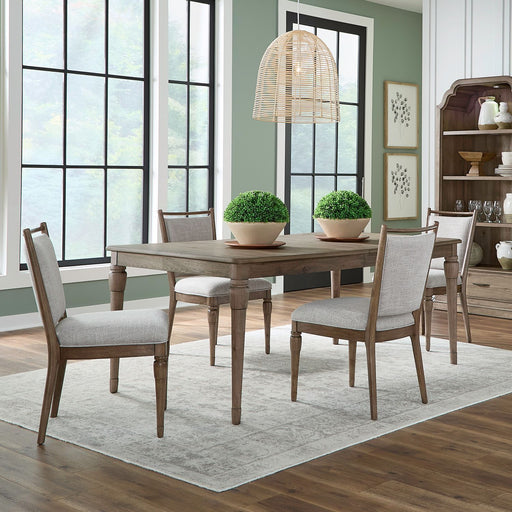Hickory Grove - Rectangular Table Set With Upholstered Chairs – 5 Piece Dining Room Sets by Liberty Furniture at Furniture Wholesale Plus , Nashville furniture store