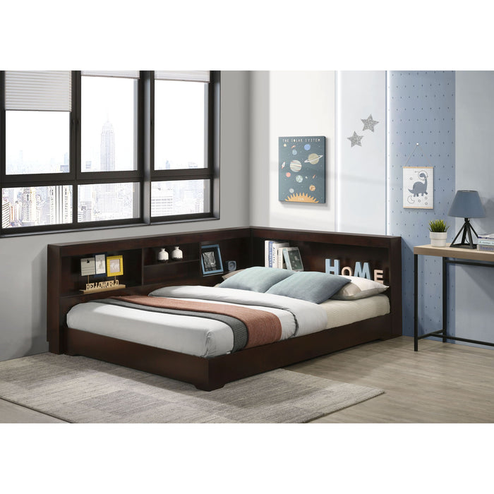 Sami - Corner Bed – Storage Beds by Elements International at Furniture Wholesale Plus , Nashville furniture store