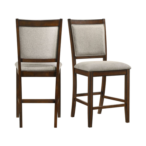 Portage - Counter Chair (Set of 2) - Brown / Beige – Chair Sets by Elements International at Furniture Wholesale Plus , Nashville furniture store
