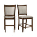 Portage - Counter Chair (Set of 2) - Brown / Beige – Chair Sets by Elements International at Furniture Wholesale Plus , Nashville furniture store