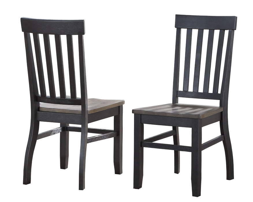 Raven - Noir Side Chair (Set of 2) - Dark Brown – Chair Sets by Steve Silver Furniture at Furniture Wholesale Plus , Nashville furniture store