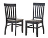 Raven - Noir Side Chair (Set of 2) - Dark Brown – Chair Sets by Steve Silver Furniture at Furniture Wholesale Plus , Nashville furniture store