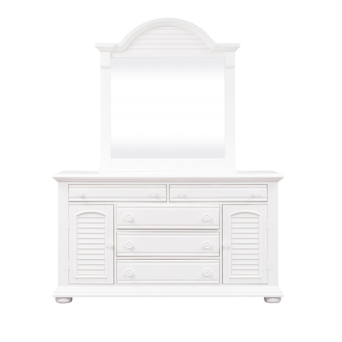 Summer House - Dresser & Mirror - White – Dresser & Mirror by Liberty Furniture at Furniture Wholesale Plus , Nashville furniture store