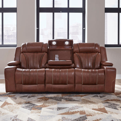 Caswell - Sofa P2 & ZG - Nature Chestnut – Reclining Sofas by Liberty Furniture at Furniture Wholesale Plus , Nashville furniture store