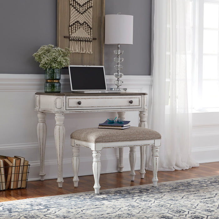 Magnolia Manor - 2 Piece Vanity Set - Antique White – Vanity Sets by Liberty Furniture at Furniture Wholesale Plus , Nashville furniture store