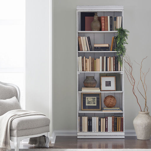 Magnolia Manor - Bookcase (RTA) – Standard Bookcases by Liberty Furniture at Furniture Wholesale Plus , Nashville furniture store