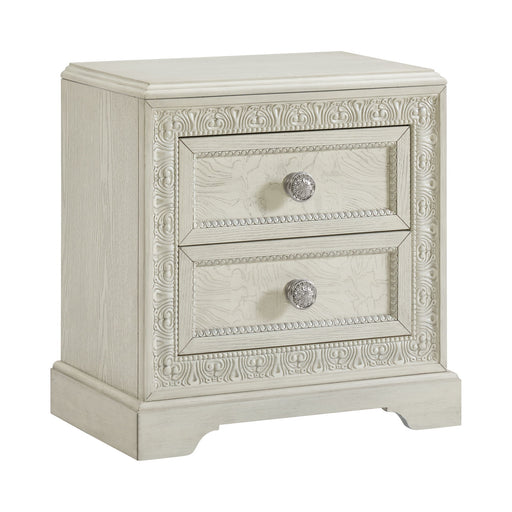 Romilly - Nightstand With USB - White – Nightstands w/ Charging Stations by Elements International at Furniture Wholesale Plus , Nashville furniture store