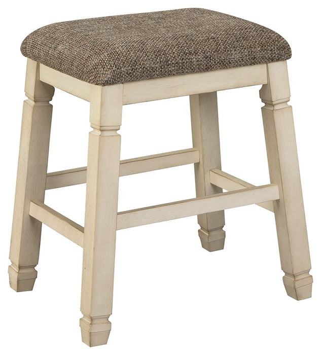 Bolanburg - Upholstered Stool (Set of 2) - Beige – Stool Sets by Signature Design by Ashley® at Furniture Wholesale Plus , Nashville furniture store