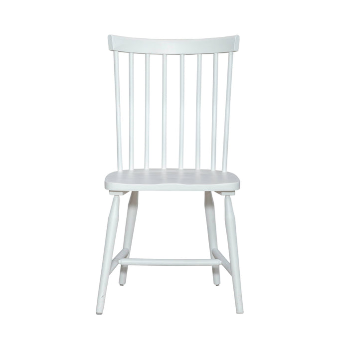 Palmetto Heights - Spindle Back Side Chair - Shell White & Driftwood – Side Chairs by Liberty Furniture at Furniture Wholesale Plus , Nashville furniture store